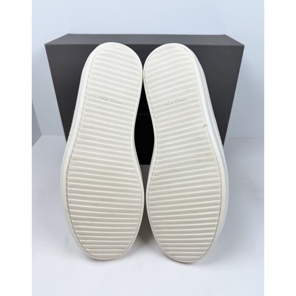 Size 45EU/12US - Rick Owen’s Leather Mainline Ramones Acid Milk? Tried On! main image 2